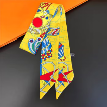 עיצוב מותג 2024 צמיד נשים בעיצוב זברה בפרחים, צעיף משי מפואר, סרט ראש מודרני לשיער, פולארד דק לתיקים, צעיפי צוואר