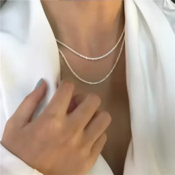 שרשרת פופולרית לנשים עם תליון שרשרת קלביקולה תכשיטי אופנה אביזרים לחתונה מסיבת יומולדת מתנה