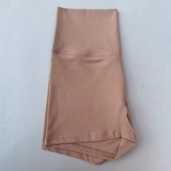 צבע אחיד נשים כושר ספורט קצר מותן גבוה יוגה קצר לגינג רכיבה רכה עמידה בסקוואט אימון מקיף ג'וג אתלטי
