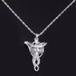 שרשרת הסרט The Lord Arwen Evenstar אלף נסיכה Arwen Twilight כוכב קריסטל תליונים לנשים תכשיטי צ'וקר מתנה