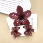 3 יח 'plumeria צבעוני מתוק plumeria קליפ שיער טופר בוהמיאן קליפ פלסטיק סיכת שיער קיץ אביזרים לשיער