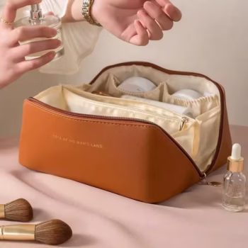 איפור מארגן נקבה toiletry תיק ערכת איפור תיק אחסון pouch, תיק קוסמטי, תיק ארגן עבור נסיעות zip zip
