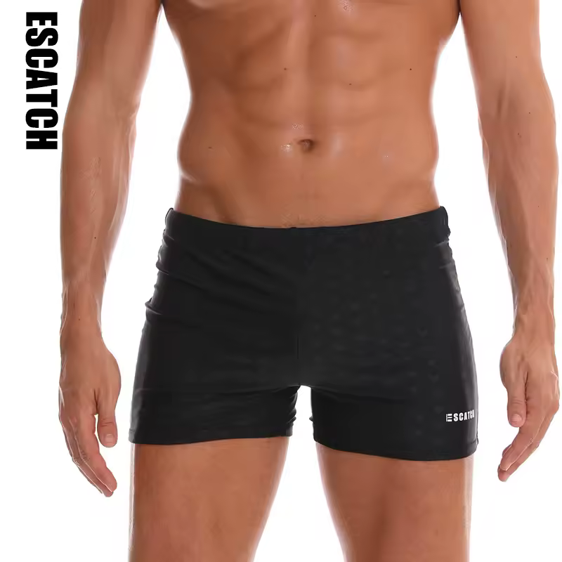 escatch 2026 new arrivals בגדי ים לגברים במידות גדולות אופנה בגד ים מודפס לגברים מכנסי שחייה אלסטיים באיכות גבוהה עם רפידה